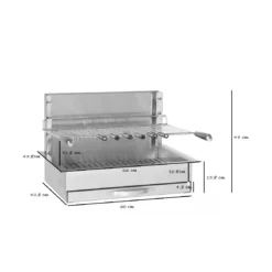 Gril Inox Encastrable 961.66 - Forge Adour 8 Gril Inox Encastrable 961.66 - Forge Adour -Verger Magique Soldes Boutique barbecue gril inox encastrable 96166 forge adour 3