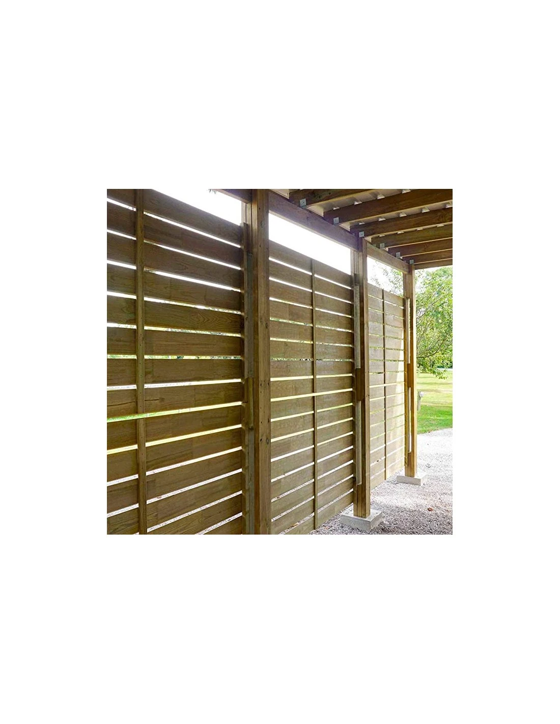 Carport CESAR Traité Autoclave De 19.6 M² 3 Carport CESAR Traité Autoclave De 19.6 M² – Image 3