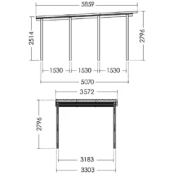 Carport CESAR Traité Autoclave De 19.6 M² 14 Carport CESAR Traité Autoclave De 19.6 M² -Verger Magique Soldes Boutique carport cesar traite autoclave de 196 m 6