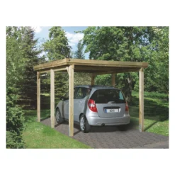 Carport WEKA 617 De 16.5 M² Traitée Autoclave