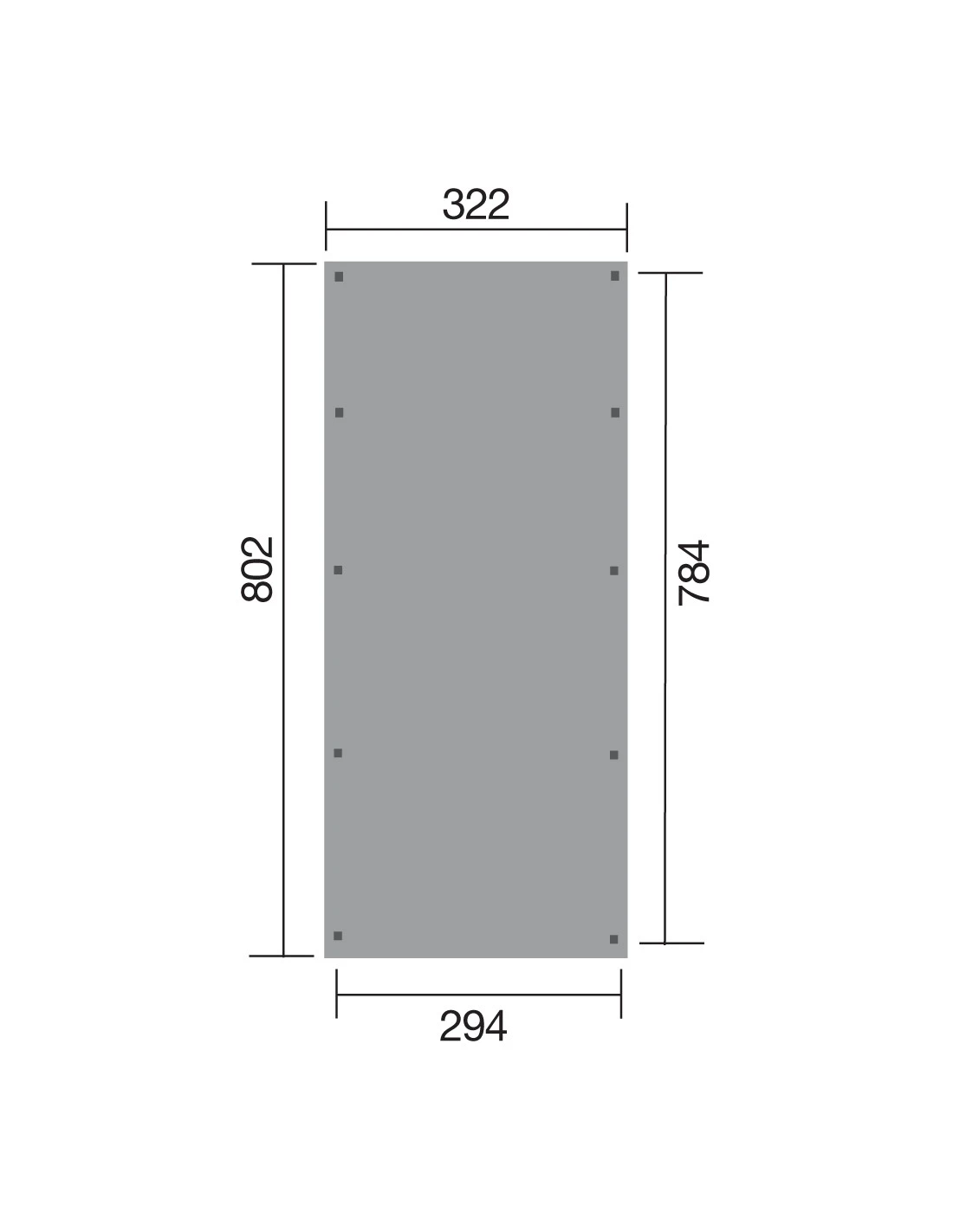Carport WEKA 617 De 25.8 M² Traitée Autoclave 2 Carport WEKA 617 De 25.8 M² Traitée Autoclave – Image 2