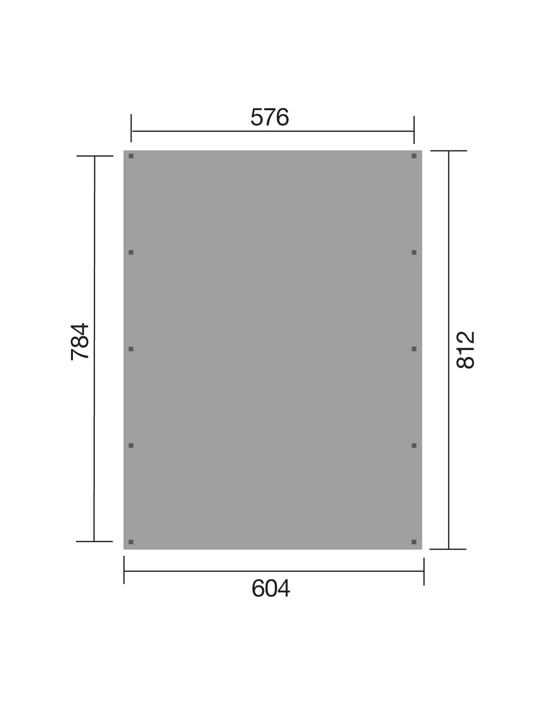 Carport WEKA Double 609 De 49 M² Traitée Autoclave 2 Carport WEKA Double 609 De 49 M² Traitée Autoclave – Image 2