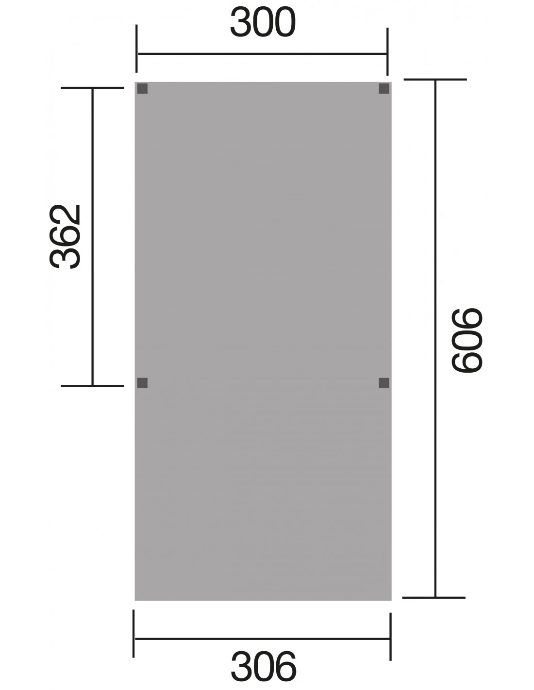 Carport WEKA Y 612 De 18.5 M² Traitée Autoclave 2 Carport WEKA Y 612 De 18.5 M² Traitée Autoclave – Image 2
