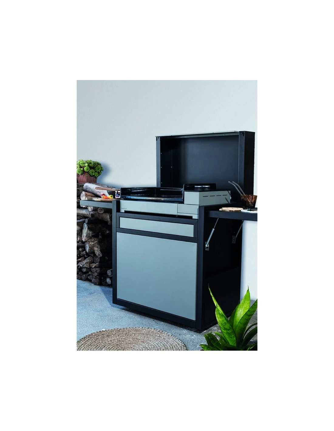 Chariot Premium CHPAF NG 60 Acier Noir Et Gris Clair 4 Chariot Premium CHPAF NG 60 Acier Noir Et Gris Clair – Image 4