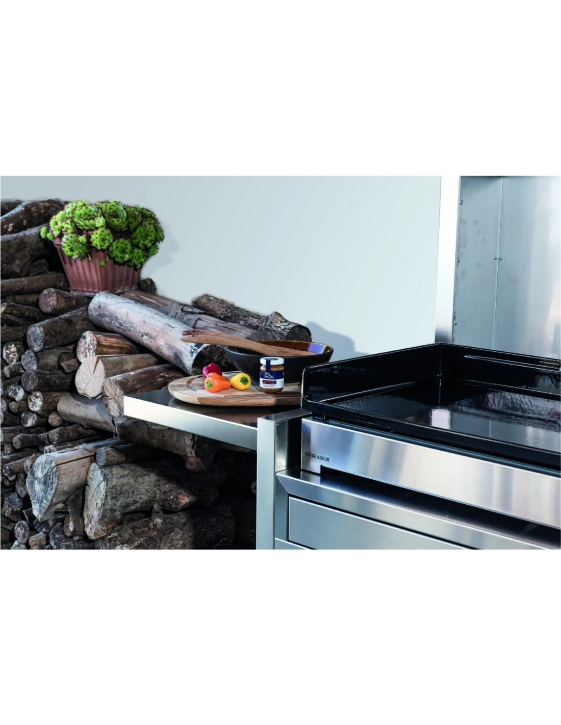 Chariot Pour Plancha Premium 60 Inox Forge Adour 4 Chariot Pour Plancha Premium 60 Inox Forge Adour – Image 4