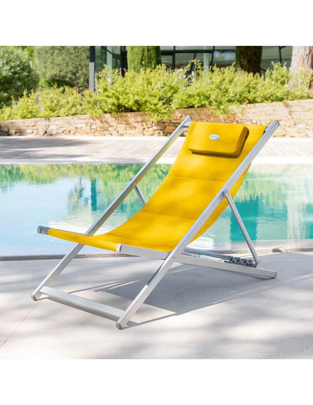 Chilienne De Jardin Honolulu - 4 Positions - Moutarde 2 Chilienne De Jardin Honolulu - 4 Positions - Moutarde – Image 2