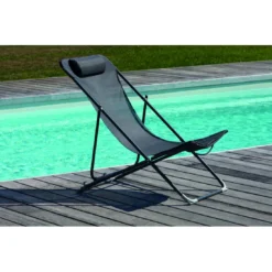 Chilienne Globe - 4 Positions - Graphite / Gris 6 Chilienne Globe - 4 Positions - Graphite / Gris -Verger Magique Soldes Boutique chilienne globe 4 positions toile au choix 10