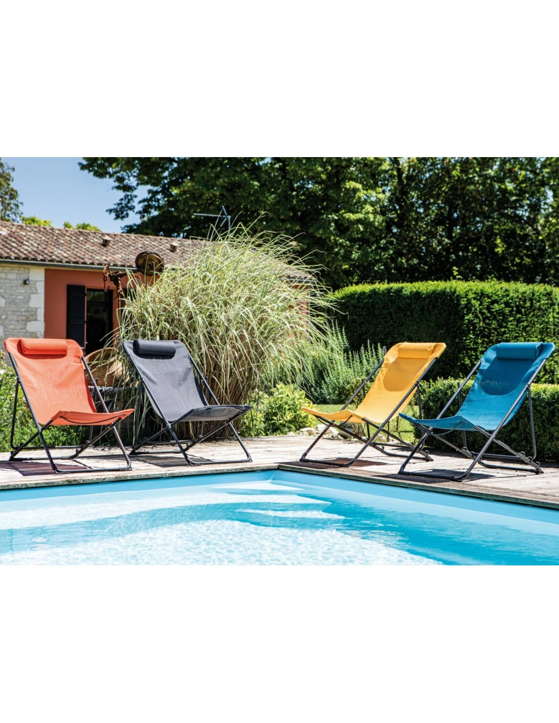 Chilienne Globe - 4 Positions - Graphite / Gris 2 Chilienne Globe - 4 Positions - Graphite / Gris – Image 2