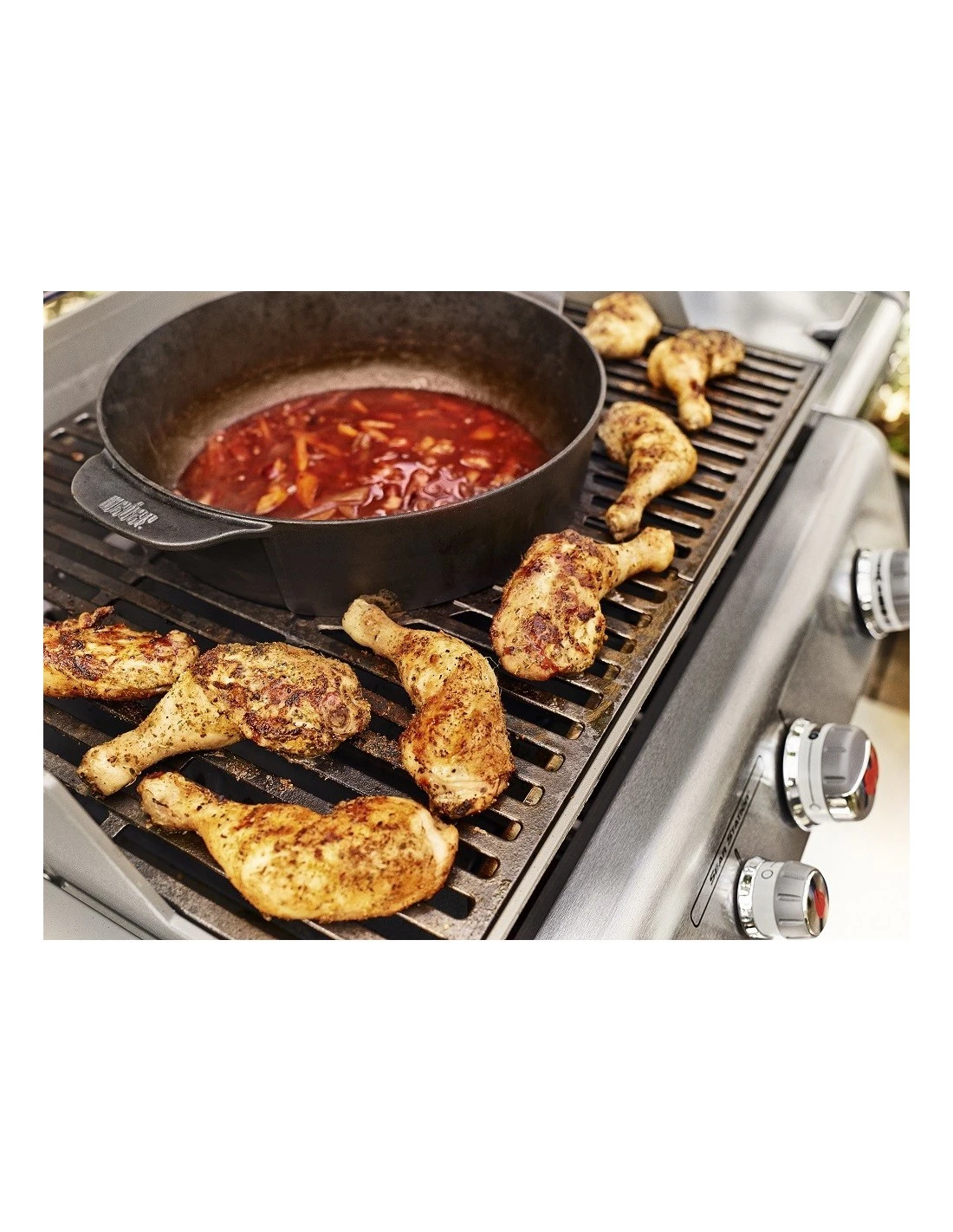 Weber Cocotte Duo En Fonte Système Gourmet BBQ System 4 Weber Cocotte Duo En Fonte Système Gourmet BBQ System – Image 4