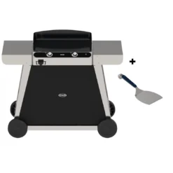 ENO Combo Plancha Chambord 60 Inox Avec Chariot