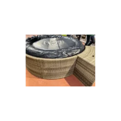 Contour Paroi De Spa En Résine Et Acier