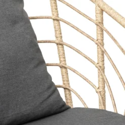 Fauteuil à Bascule Cherone En Acier Et Texaline Graphite -Verger Magique Soldes Boutique fauteuil a bascule cherone en acier et texaline graphite 4