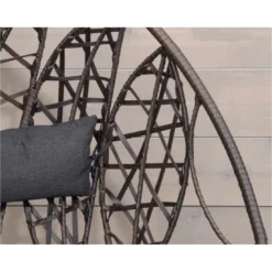 Fauteuil œuf Suspendu Malaga - Acier époxy Et Résine Synthétique - Marron Foncé 6 Fauteuil œuf Suspendu Malaga - Acier époxy Et Résine Synthétique - Marron Foncé -Verger Magique Soldes Boutique fauteuil oeuf malaga 1 2