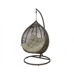 Fauteuil Œuf Suspendu Amadora Résine Tressée