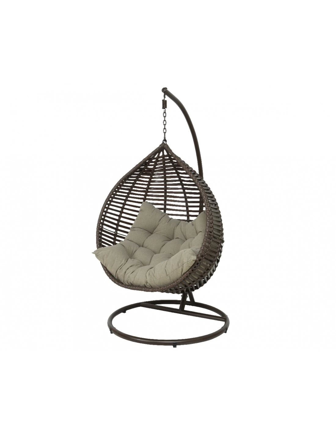 Fauteuil Œuf Suspendu Amadora Résine Tressée 1 Fauteuil Œuf Suspendu Amadora Résine Tressée