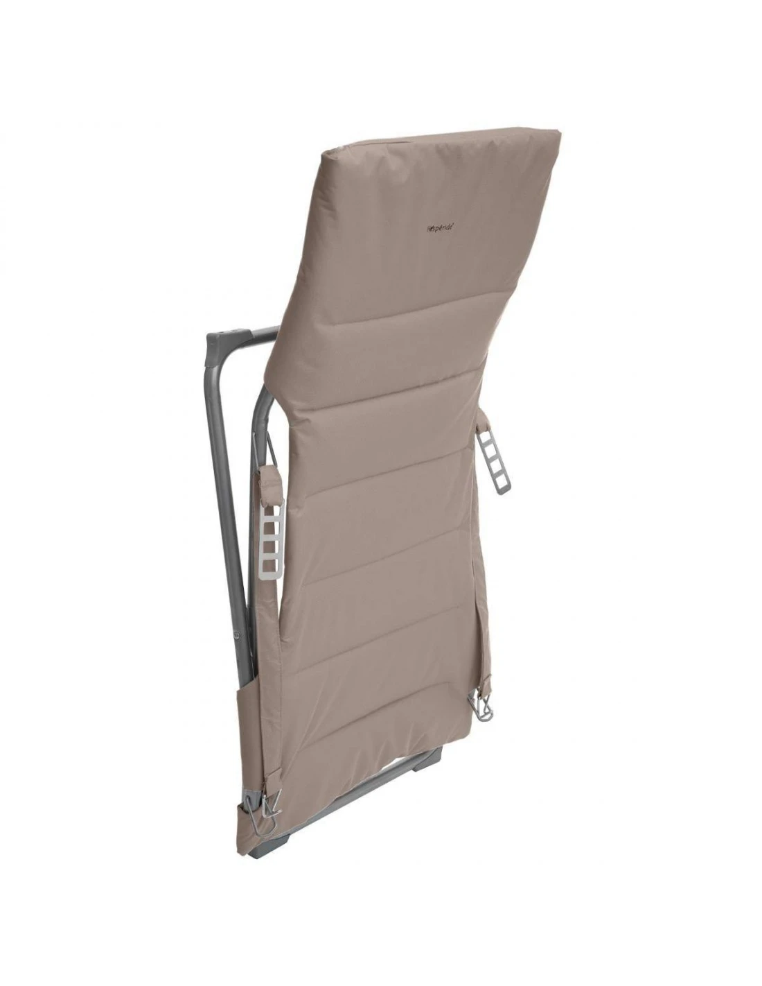 Fauteuil Relax De Jardin MILOS - Assise Matelassée - Taupe 4 Fauteuil Relax De Jardin MILOS - Assise Matelassée - Taupe – Image 4