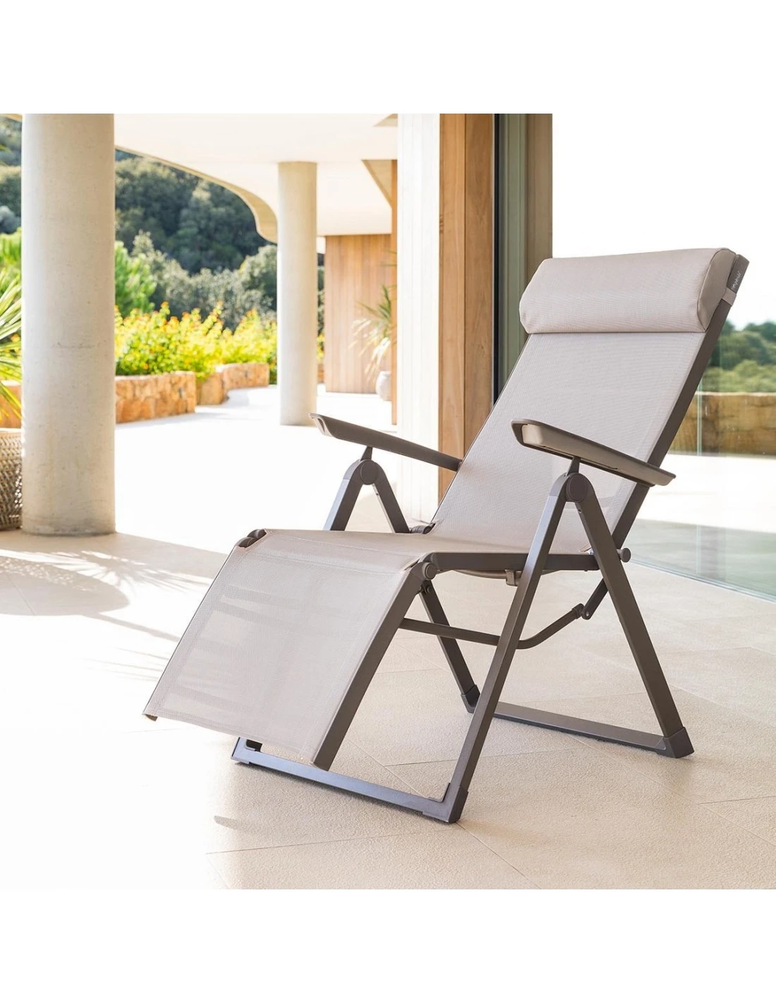 Fauteuil Relax Decima - Inclinable 8 Positions - Noisette / Praline 2 Fauteuil Relax Decima - Inclinable 8 Positions - Noisette / Praline – Image 2