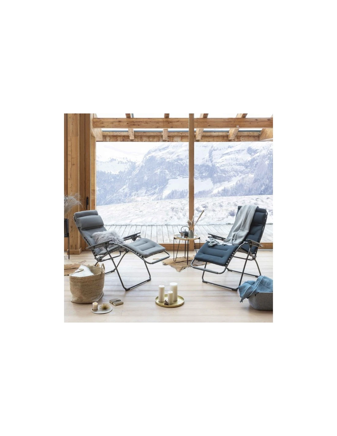 Lafuma Fauteuil Relax Futura BeComfort Silver 4 Lafuma Fauteuil Relax Futura BeComfort Silver – Image 4