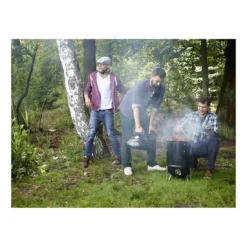 Weber Fumoir Barbecue Smokey Mountain Cooker 47 Cm Noir à Charbon -Verger Magique Soldes Boutique fumoir smokey mountain cooker o47 cm noir 3