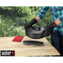 Gants Premium Spécial Barbecue Taille L/XL, Noir - Weber -Verger Magique Soldes Boutique gants premium special barbecue taille lxl noir weber 8