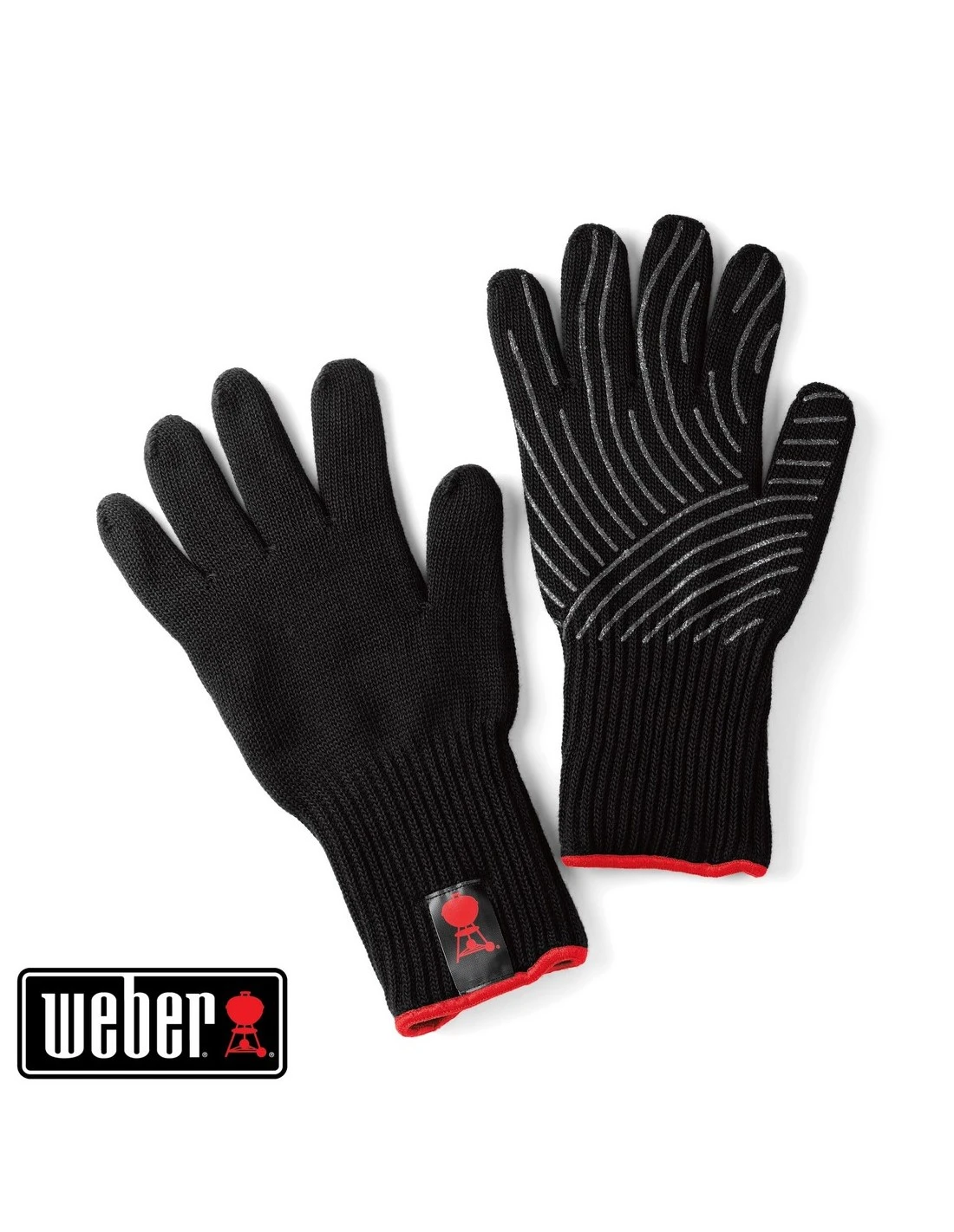 Gants Spécial Barbecue Premium Taille S/M, Noir Weber 2 Gants Spécial Barbecue Premium Taille S/M, Noir Weber – Image 2