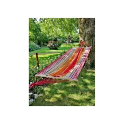 Hamac Kolor L.200 X P.100 Cm - Jobek - Orange / Ecru / Rouge 10 Hamac Kolor L.200 X P.100 Cm - Jobek - Orange / Ecru / Rouge -Verger Magique Soldes Boutique hamac kolor l200 x p100 cm toile au choix jobek 4