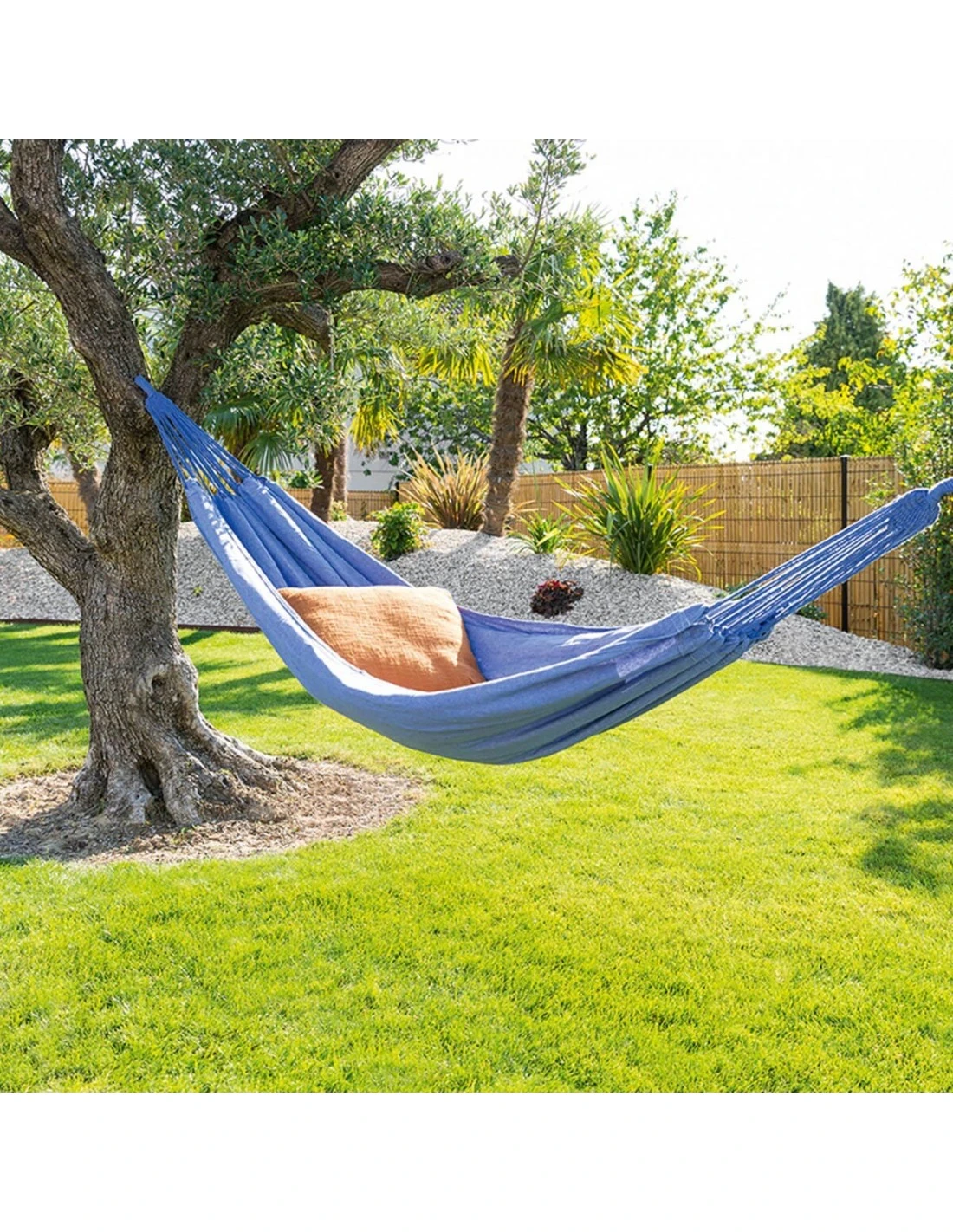 Hamac Yaqui Uni - L.200 X P.150 Cm - Framboise 8 Hamac Yaqui Uni - L.200 X P.150 Cm - Framboise – Image 8