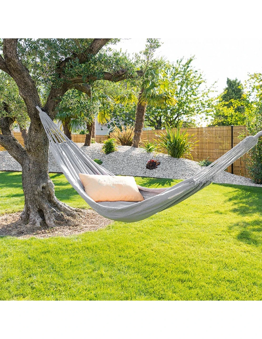 Hamac Yaqui Uni - L.200 X P.150 Cm - Framboise 11 Hamac Yaqui Uni - L.200 X P.150 Cm - Framboise – Image 11