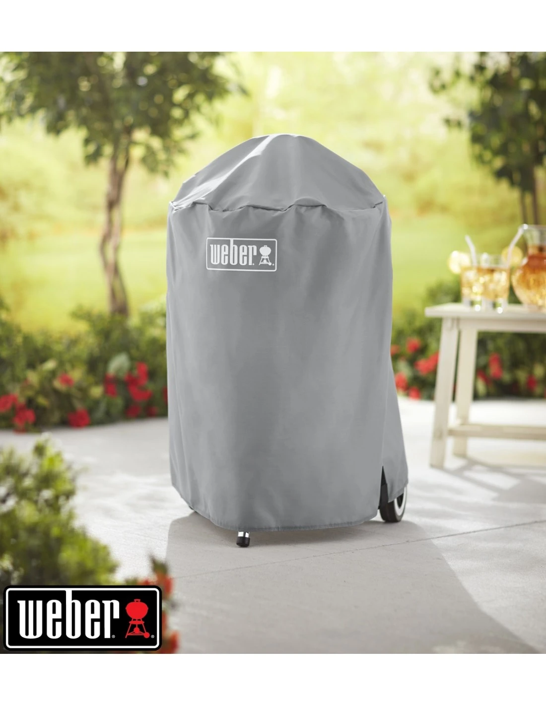 Weber Housse De Barbecue à Charbon Ø47 Cm Grise 3 Weber Housse De Barbecue à Charbon Ø47 Cm Grise – Image 3