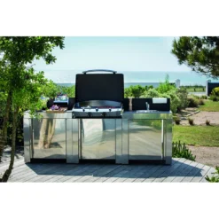 ENO Kit Accessoires Inox - Modulo Cuisine D'extérieur -Verger Magique Soldes Boutique kit accessoires inox modulo cuisine d exterieur 4