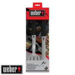 Kit D'ustensiles Premium 2 Pièces - Acier Inoxydable Noir - Weber -Verger Magique Soldes Boutique kit d ustensiles premium 2 pieces acier inoxydable noir weber 2