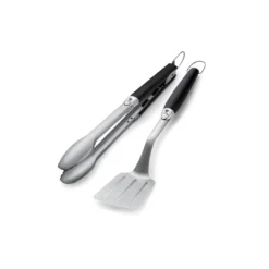 Kit D'ustensiles Premium 2 Pièces - Acier Inoxydable Noir - Weber