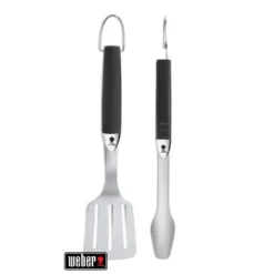 Kit D'ustensiles Premium 2 Pièces - Acier Inoxydable Noir - Weber -Verger Magique Soldes Boutique kit d ustensiles premium 2 pieces acier inoxydable noir weber 4