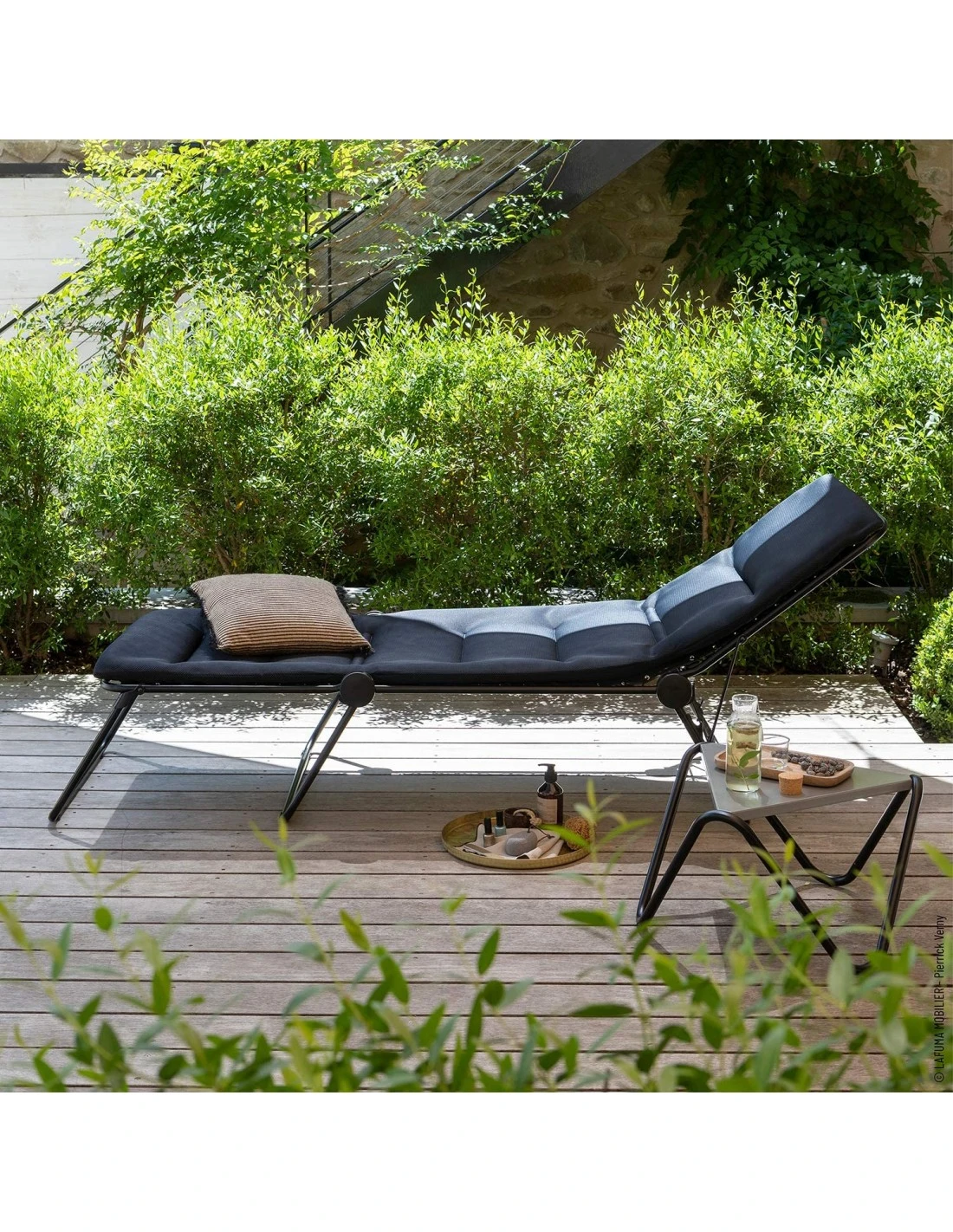 Lit De Soleil Siesta Toile Air Comfort - Lafuma 2 Lit De Soleil Siesta Toile Air Comfort - Lafuma – Image 2