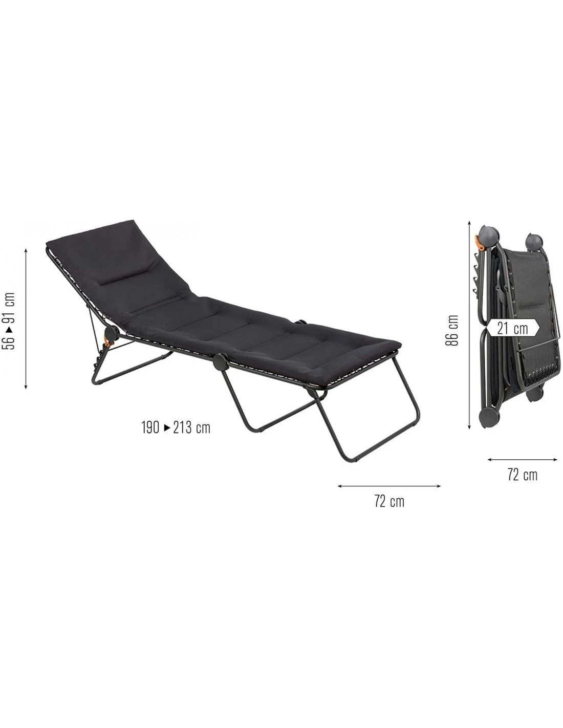 Lit De Soleil Siesta Toile Air Comfort - Lafuma 3 Lit De Soleil Siesta Toile Air Comfort - Lafuma – Image 3