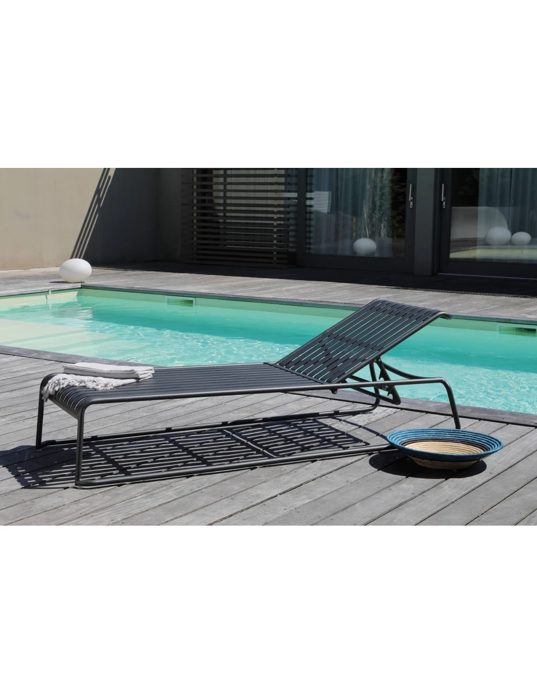 Lit De Soleil Vero - Aluminium - Bleu 4 Lit De Soleil Vero - Aluminium - Bleu – Image 4