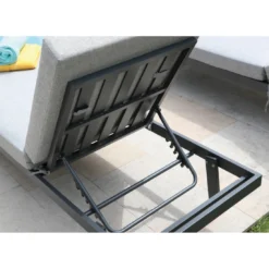 Lounge/Lit Modulo En Aluminium Graphite -Verger Magique Soldes Boutique lit lounge modulo en aluminium graphite proloisirs 12