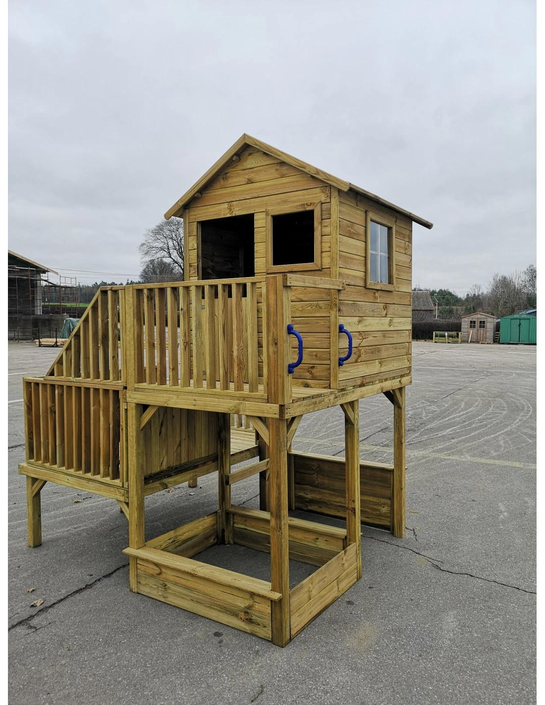 Maisonnette HUBERT Sur Pilotis Avec Bac à Sable 4 Maisonnette HUBERT Sur Pilotis Avec Bac à Sable – Image 4