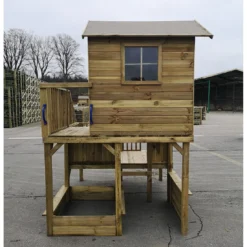 Maisonnette HUBERT Sur Pilotis Avec Bac à Sable 14 Maisonnette HUBERT Sur Pilotis Avec Bac à Sable -Verger Magique Soldes Boutique maisonnette hubert sur pilotis avec bac a sable 4