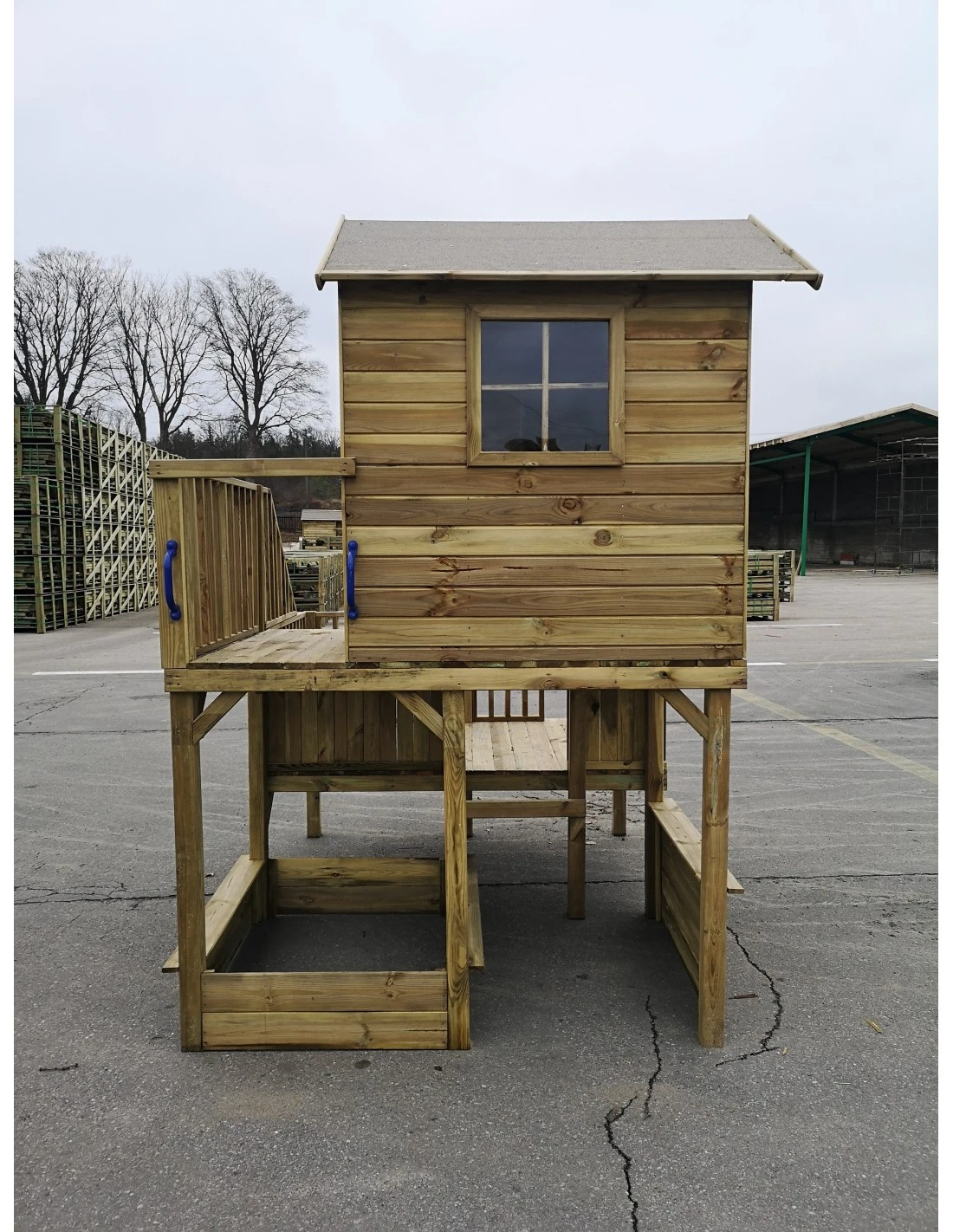 Maisonnette HUBERT Sur Pilotis Avec Bac à Sable 5 Maisonnette HUBERT Sur Pilotis Avec Bac à Sable – Image 5