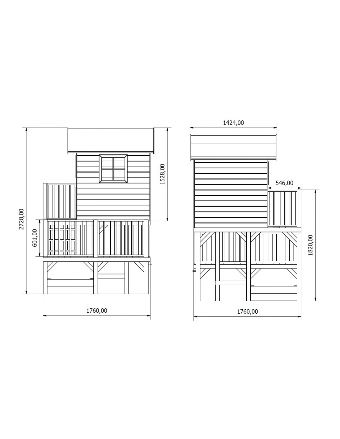 Maisonnette HUBERT Sur Pilotis Avec Bac à Sable 9 Maisonnette HUBERT Sur Pilotis Avec Bac à Sable – Image 9