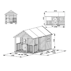 Maisonnette Manon En Bois Avec Plancher Inclus Traité 5 Maisonnette Manon En Bois Avec Plancher Inclus Traité -Verger Magique Soldes Boutique maisonnette manon en bois avec plancher inclus traite 1