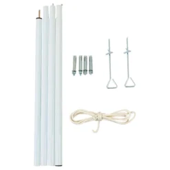 Mât De Fixation Pour Voile D'ombrage H.2,2 M