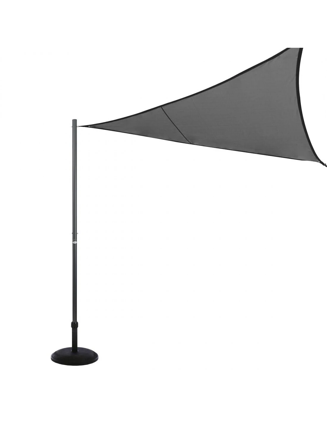 Mât De Fixation Pour Voile D'ombrage H.2,55 M - Graphite 5 Mât De Fixation Pour Voile D'ombrage H.2,55 M - Graphite – Image 5