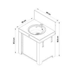 ENO Module évier - Modulo Cuisine D'extérieur - Inox 10 ENO Module évier - Modulo Cuisine D'extérieur - Inox -Verger Magique Soldes Boutique modulo evier hpl et inox 15