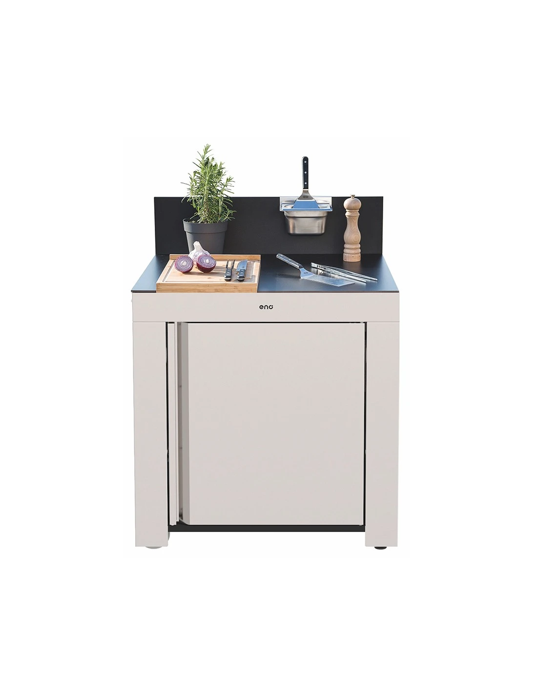 ENO Module Plan De Travail 1 Porte - Modulo Cuisine D'extérieur - Inox 3 ENO Module Plan De Travail 1 Porte - Modulo Cuisine D'extérieur - Inox – Image 3