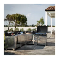ENO Module Plan De Travail 1 Porte - Modulo Cuisine D'extérieur - Inox 14 ENO Module Plan De Travail 1 Porte - Modulo Cuisine D'extérieur - Inox -Verger Magique Soldes Boutique modulo plan de travail hpl et inox 15