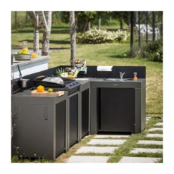 ENO Module Plan De Travail 1 Porte - Modulo Cuisine D'extérieur - Inox 17 ENO Module Plan De Travail 1 Porte - Modulo Cuisine D'extérieur - Inox -Verger Magique Soldes Boutique modulo plan de travail hpl et inox 18