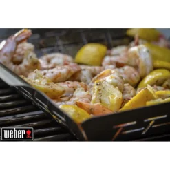 Panier à Légumes Deluxe - Acier Inoxydable, Carré - Weber -Verger Magique Soldes Boutique panier a legumes deluxe acier inoxydable carre weber 6