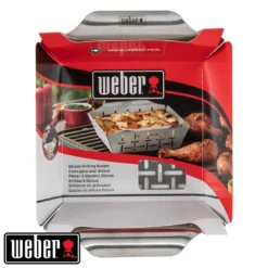Panier à Légumes Deluxe - Petit Modèle, Acier Inoxydable - Weber -Verger Magique Soldes Boutique panier a legumes deluxe petit modele acier inoxydable weber 5